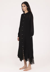 Wool Blend Shirt Dress