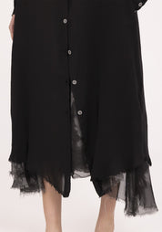 Wool Blend Shirt Dress