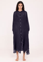 Wool Blend Shirt Dress