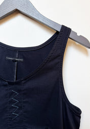 Ruche Detail Dress in MOSS or COAL