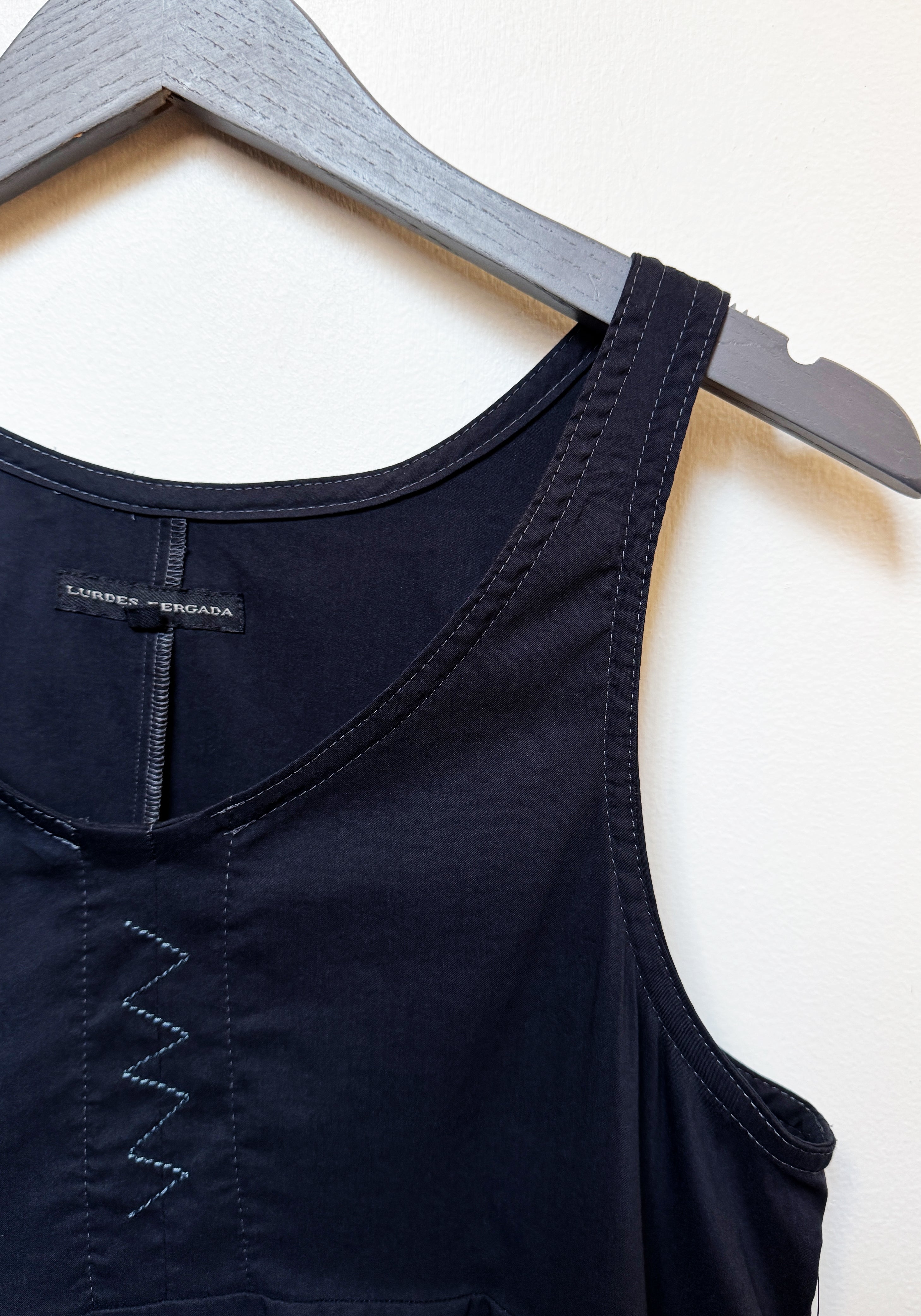 Ruche Detail Dress in MOSS or COAL