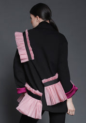 Detachable Tulle Ruffle Jacket