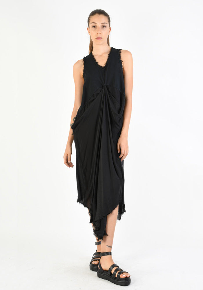 Black Sleeveless Dress | Sanctamuerte