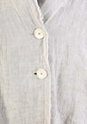 Oversized Drop Shoulder Linen Jacket | Sanctamuerte