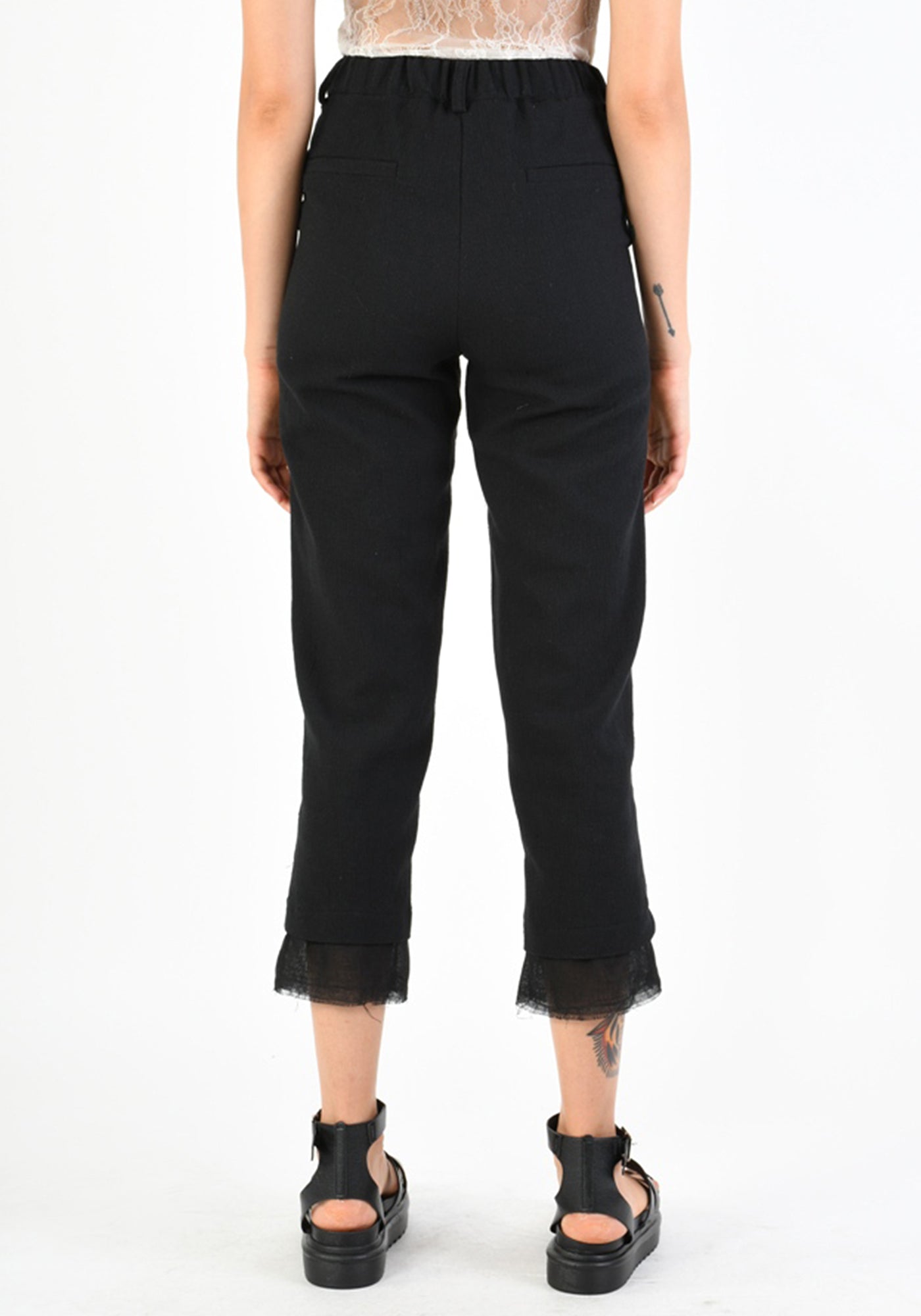 Tapered Straight Leg Pants