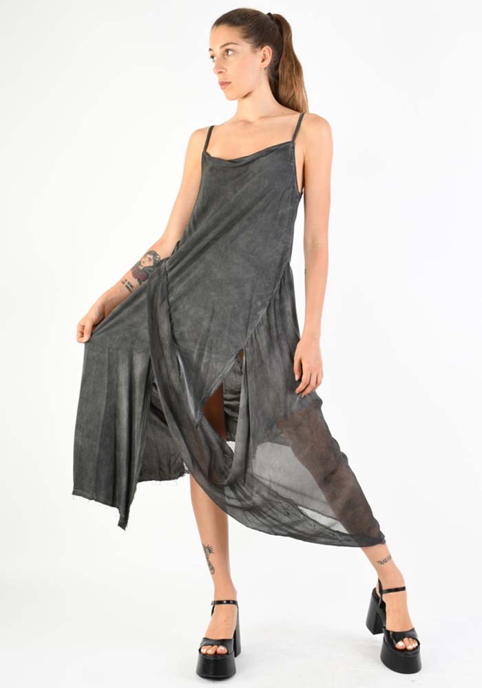 Strappy Draped Details Dress