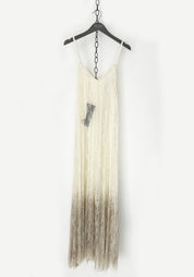 Sheer Ombre Lace Maxi Dress in NATURAL Only