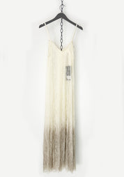 Sheer Ombre Lace Maxi Dress in NATURAL Only