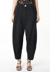 Tapered Balloon Leg Pants