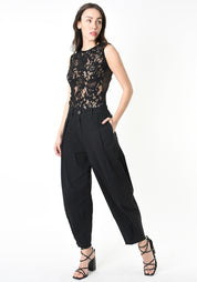 Tapered Balloon Leg Pants