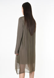 Asymmetric Shirt Dress