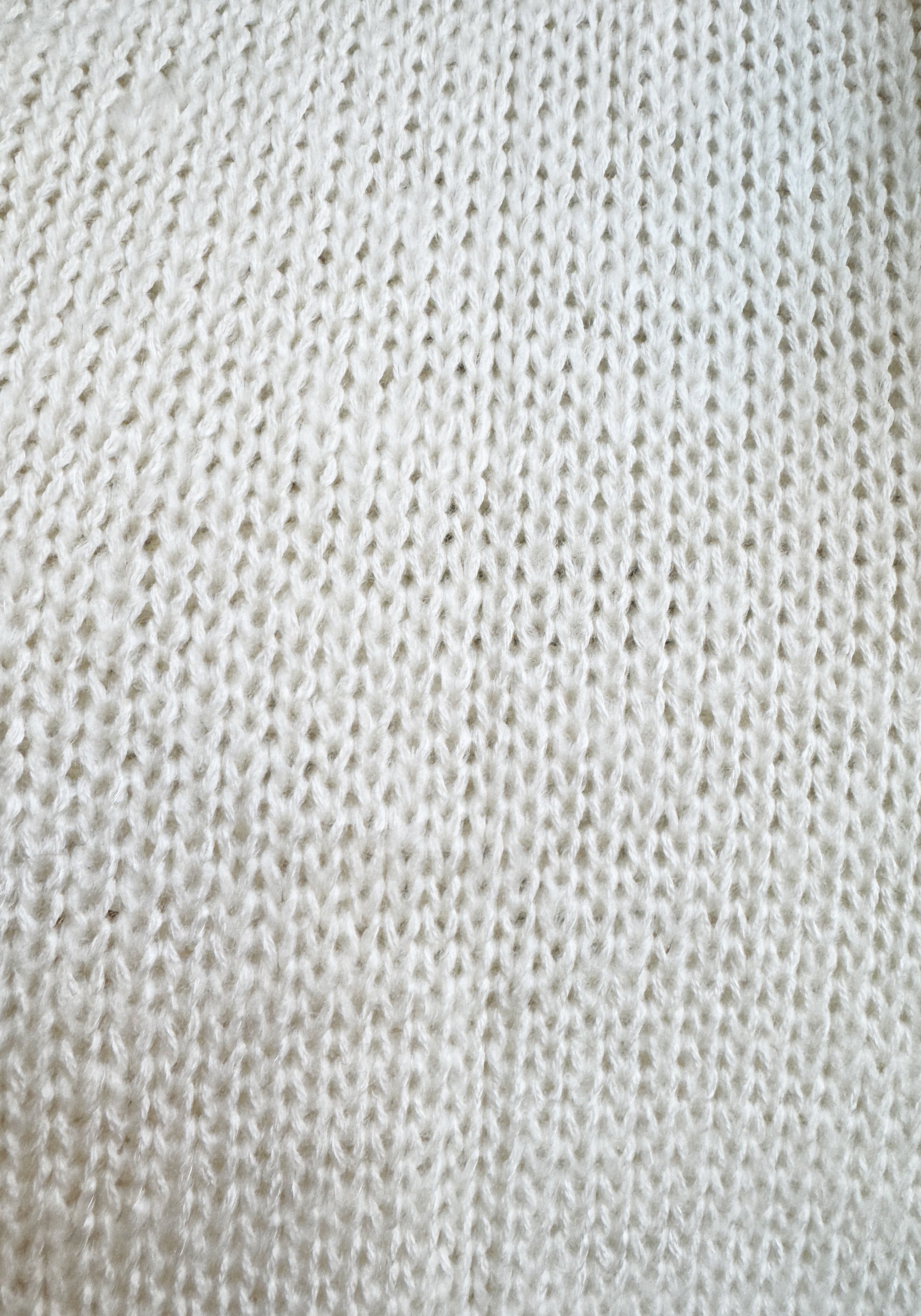 Cricket Over Knit High Neck Wool Sweater in OFF WHITE Only