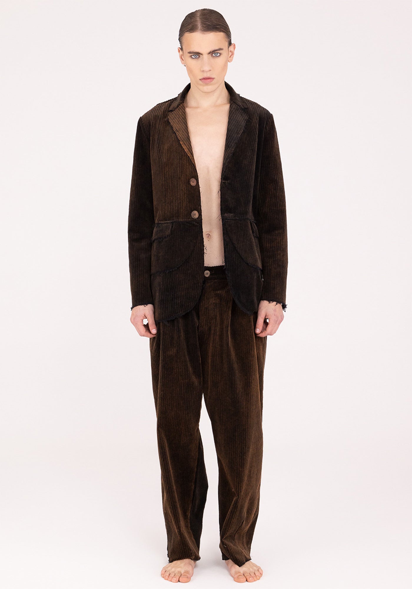 Oversized Corduroy Blazer Jacket