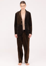 Oversized Corduroy Blazer Jacket