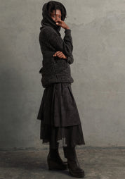 Hallek Layered Full Midi Skirt - December Thieves