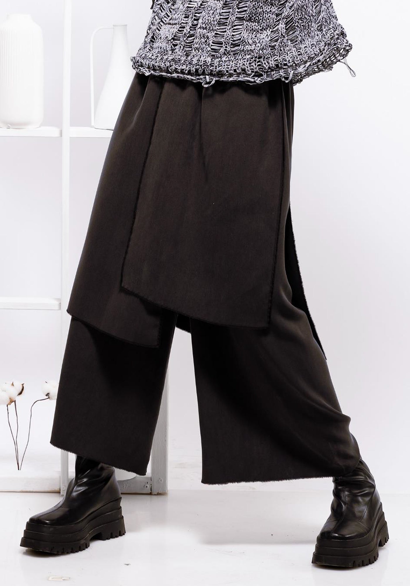 Tokio Draped Skirt Pants