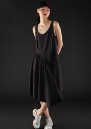 Asymmetric Sleeveless Dress