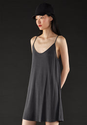 Strappy Jersey Mini Dress