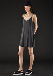 Strappy Jersey Mini Dress