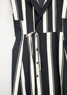 Collection Privée? Yovis Striped Sleeveless Shirt Dress