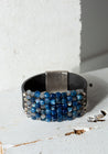 Martell Studios Kyanite & Labradorite Silver Beaded Bracelet