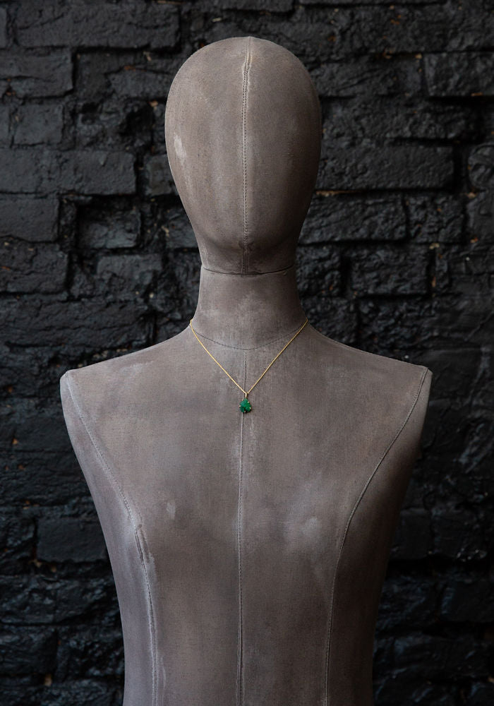 Variance Objects | Zambian Emerald Pendant Necklace