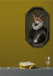 ibride Le Renard Plateaux les Fables Ellipse Wall Tray